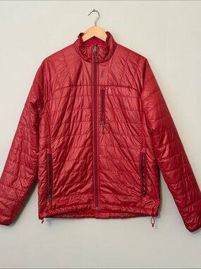 Men’s REI Co-op Revelcloud PrimaLoft Puffer Jacket Medium Red Lightweight